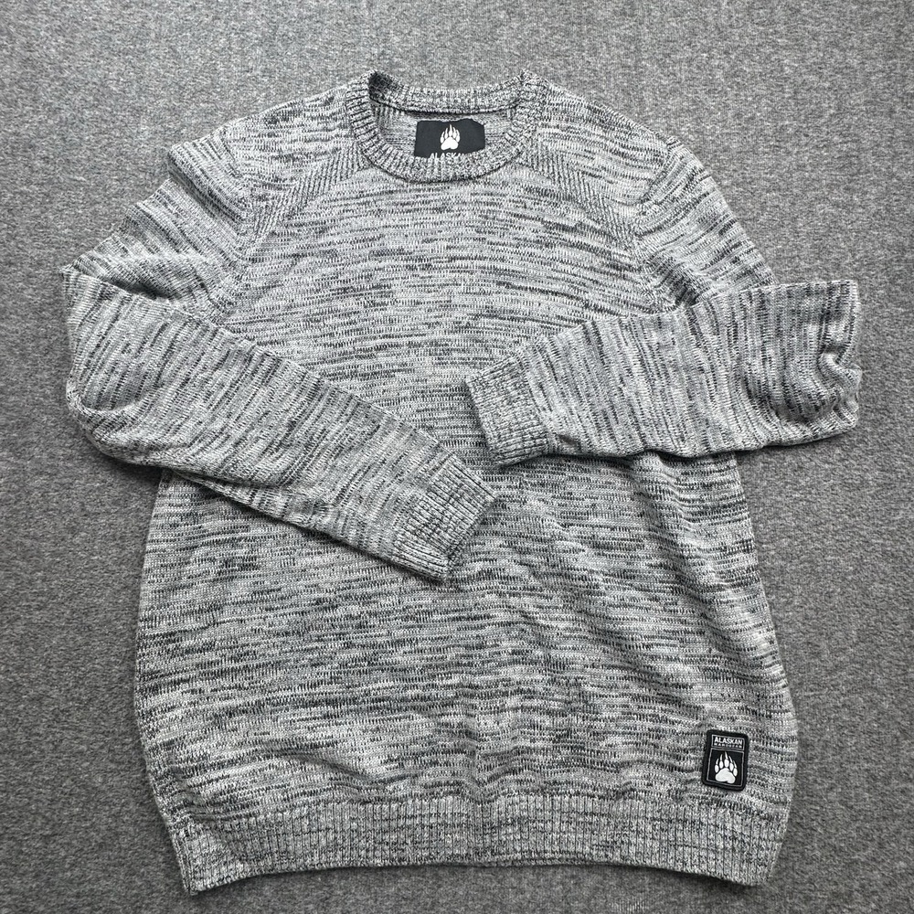 Alaskan Hardgear Merino Wool Knit Crewneck Sweater‎ Mens Sz XL Gray - Picture 2 of 15
